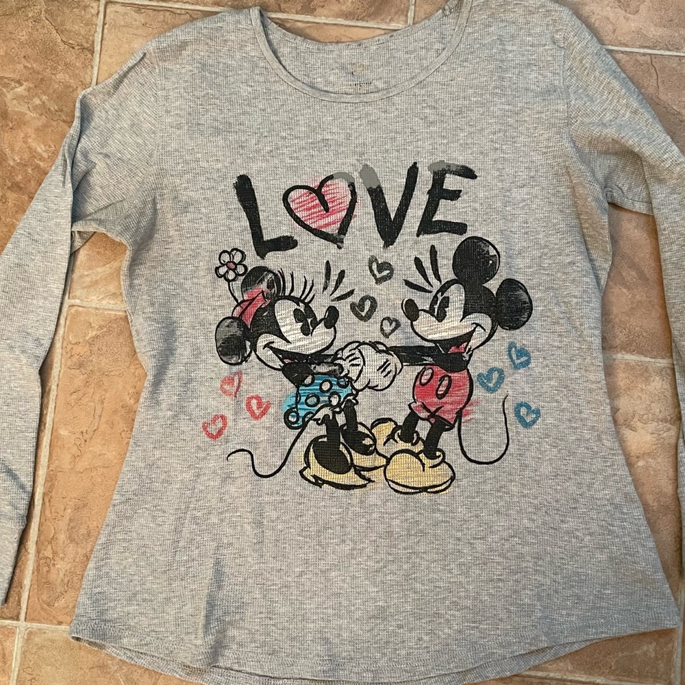 Disney Long Sleeve Thermal Top XL